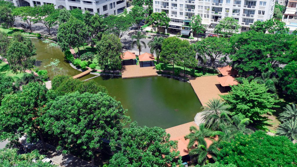 Nam Viên - vùng lõi cây xanh của toàn khu đô thị Phú Mỹ Hưng