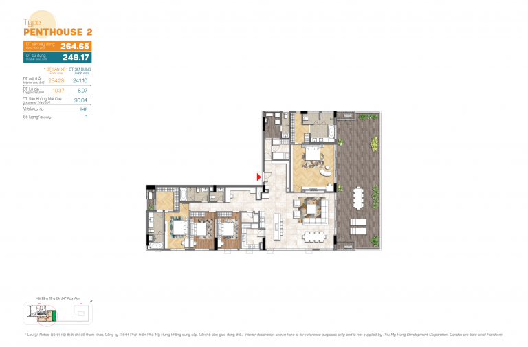 Kiểu căn hộ Penthouse 2