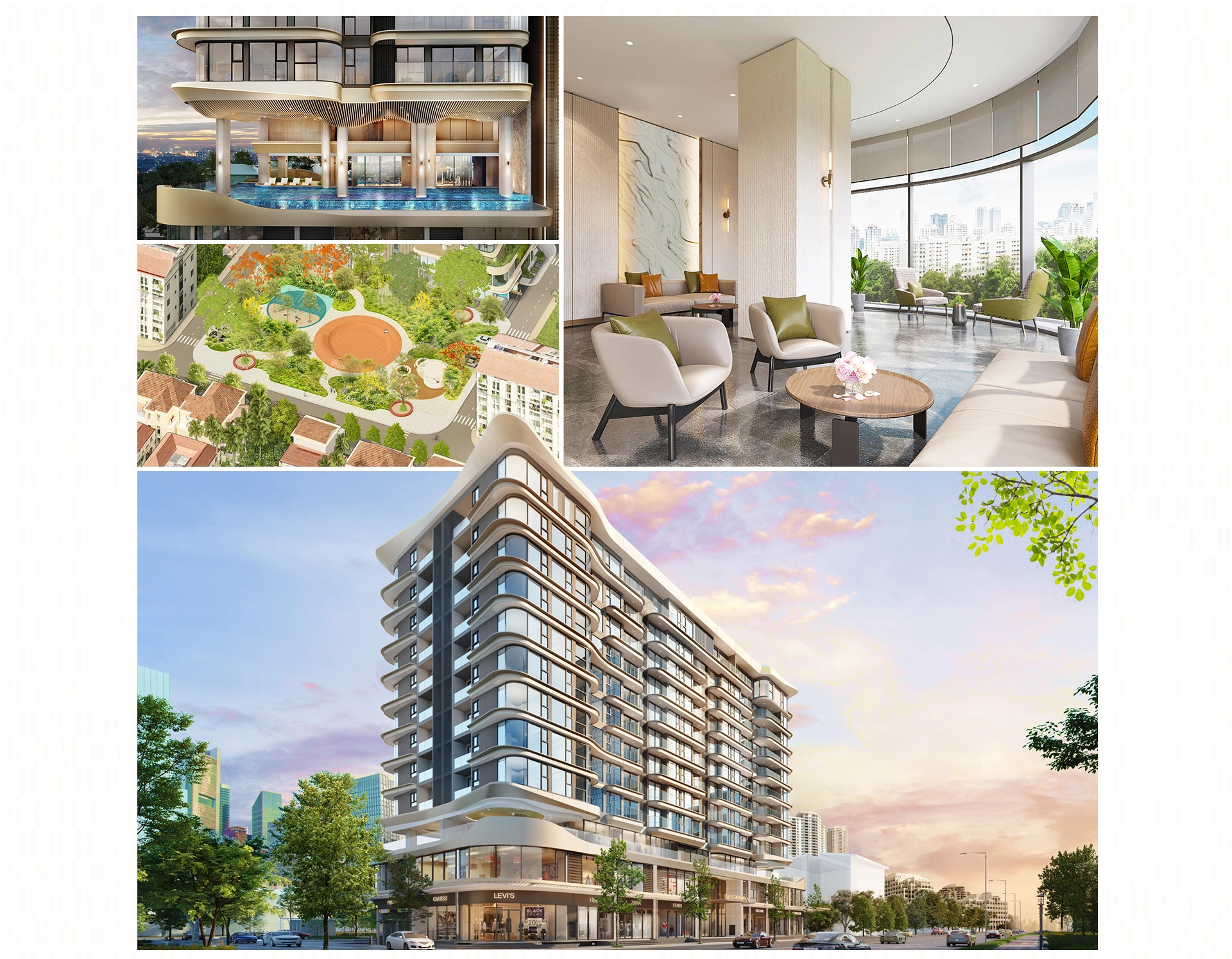 Tổng thể dự án căn hộ The Sculptura