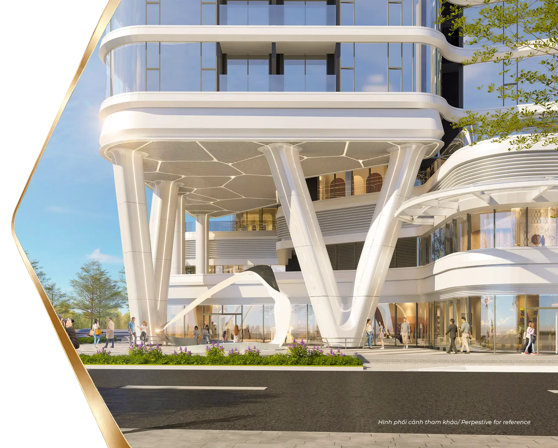 Dự án Triton Crown Tháp B kiến tạo trên cảm hứng nhà sàn ven sông