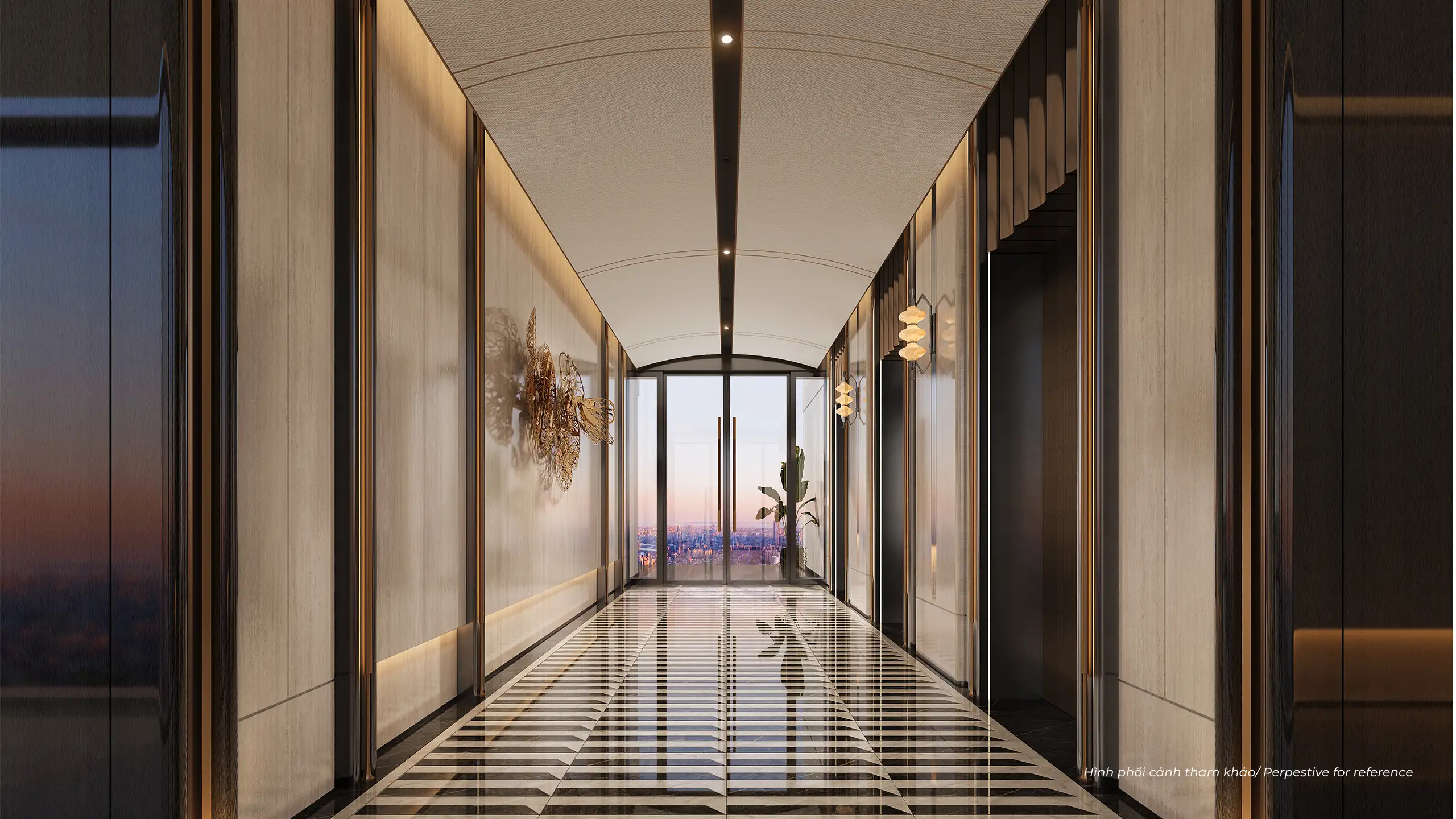 ELEVATOR LOBBY — BLOCK A