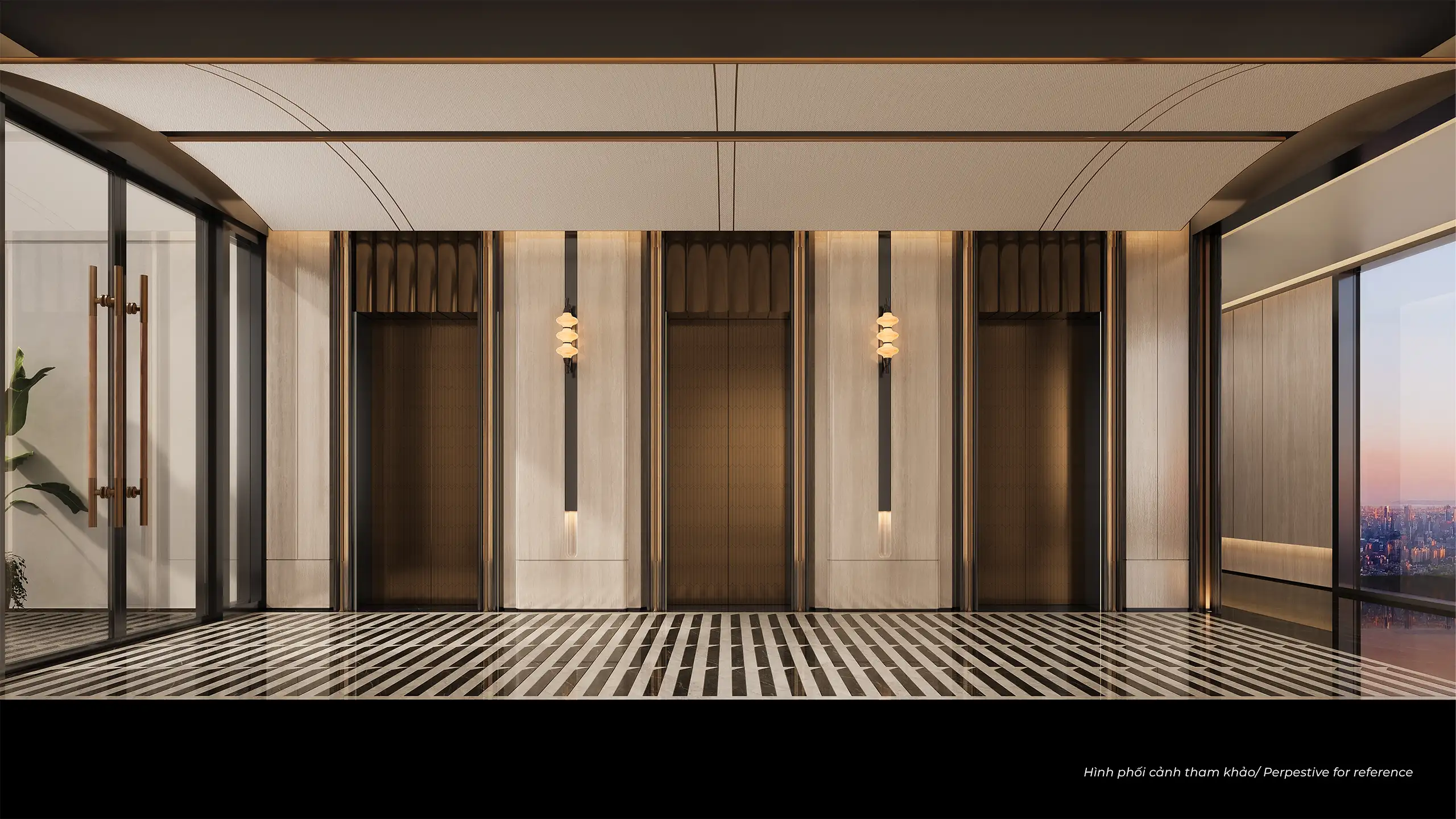 ELEVATOR LOBBY — BLOCK A