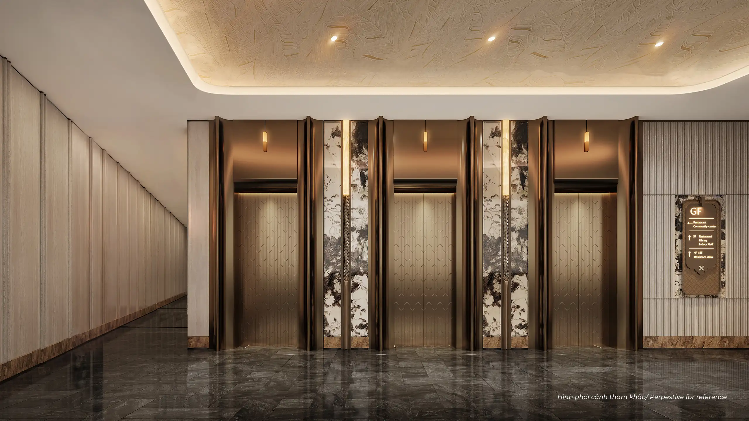 ELEVATOR LOBBY — BLOCK B