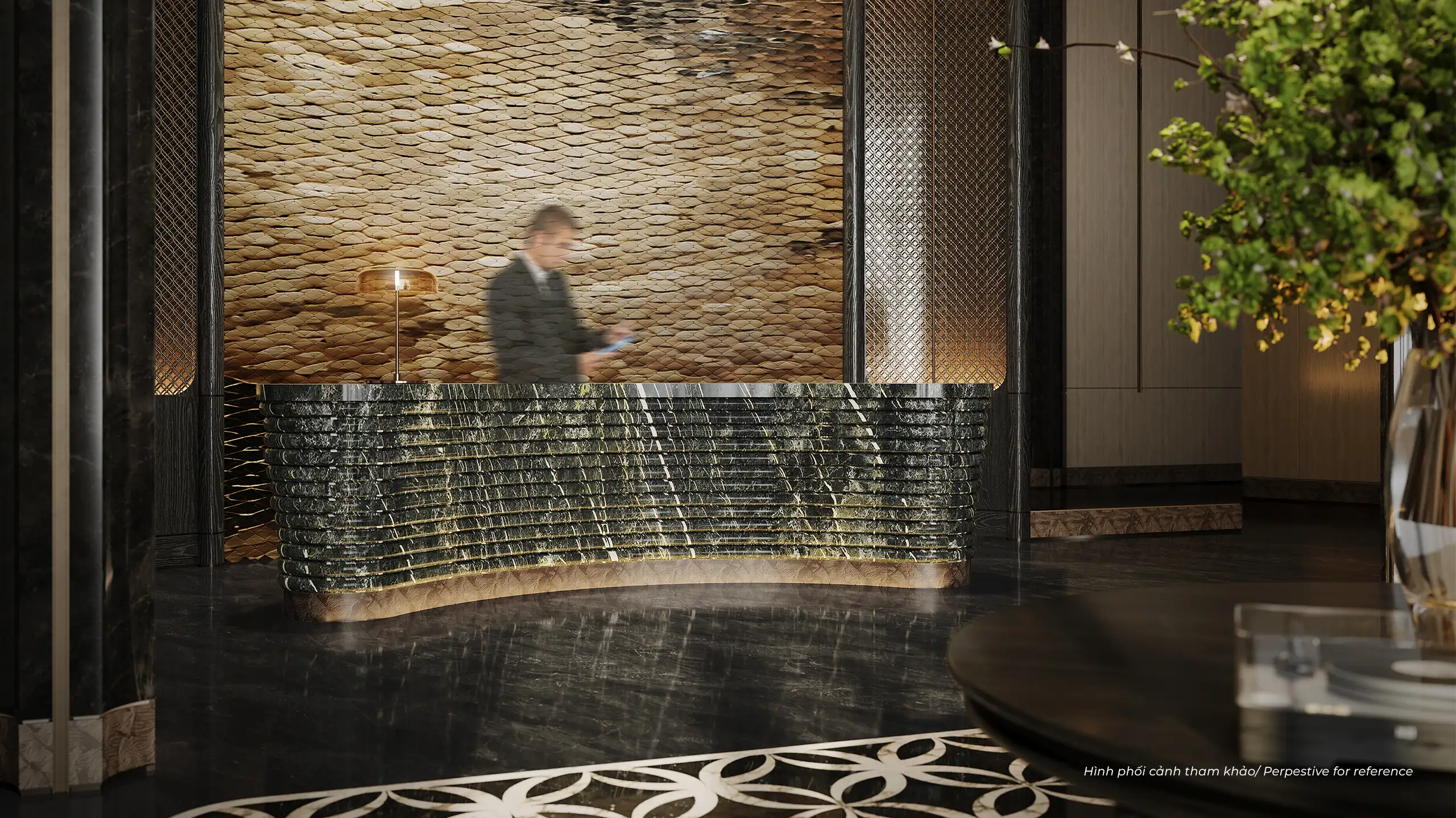 LOBBY RECEPTION — BLOCK B