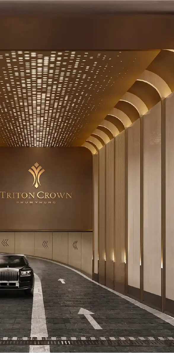 Triton Crown Tiện ích Lối Vào Hầm Xe