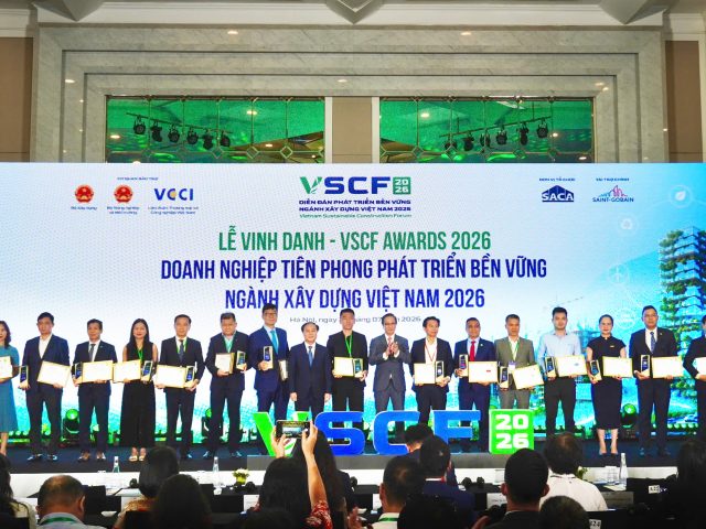 Phú Mỹ Hưng được vinh danh ‘Doanh nghiệp tiên phong phát triển bền vững ngành xây dựng’