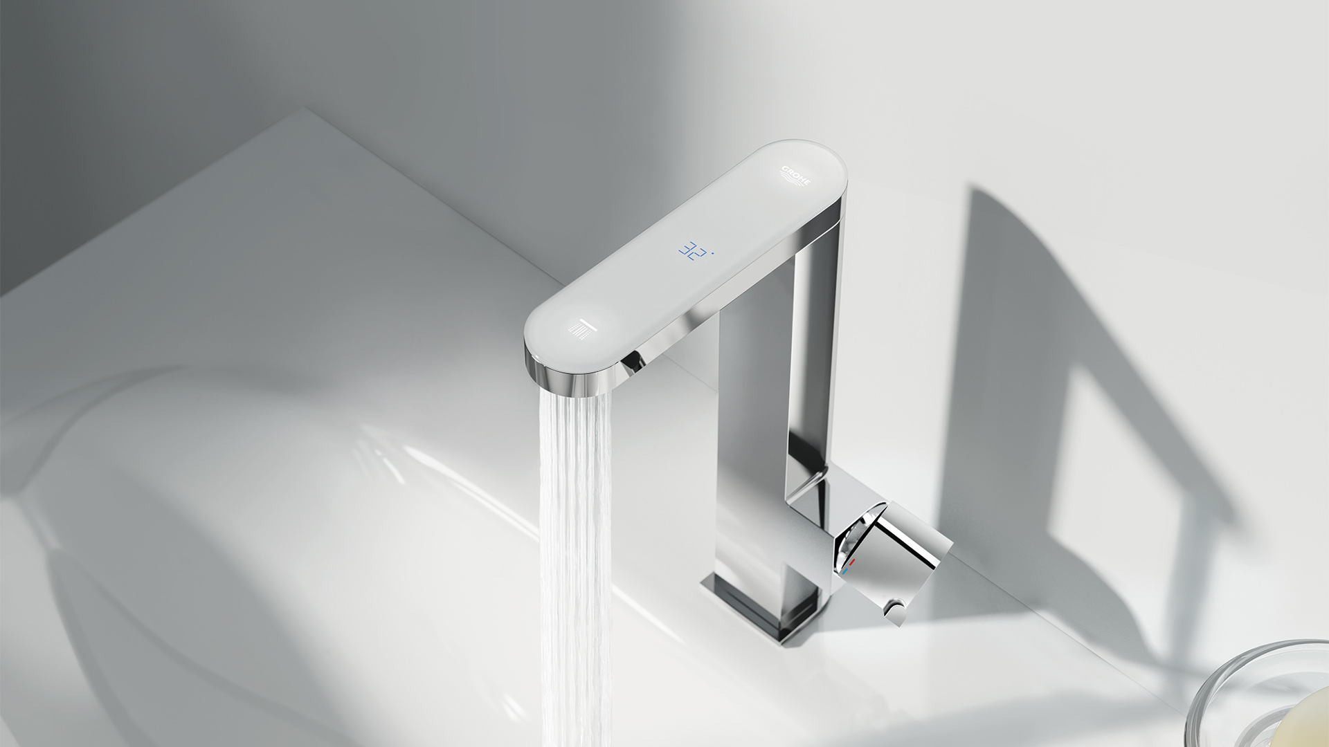 Vòi chậu rửa hiển thị nhiệt độ nước GROHE Plus Digital