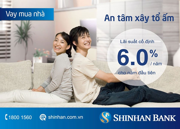 Shinhan Bank ưu đãi đặc biệt khi vay mua nhà Phú Mỹ Hưng