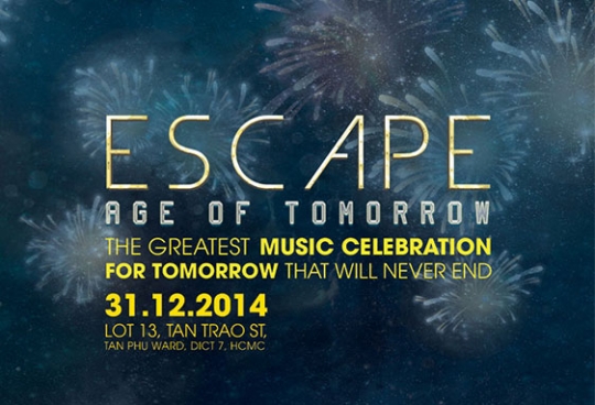 Countdown party in Phu My Hung