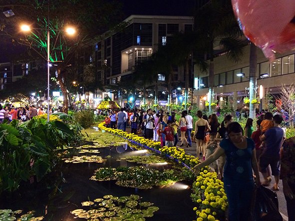 Touring Saigon at Tet