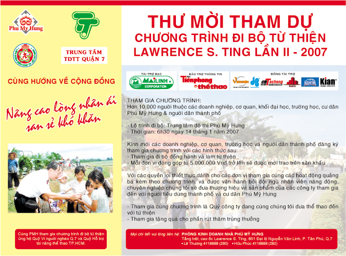 Chương trình đi bộ từ thiện Lawrence S. Ting lần 2 năm 2007