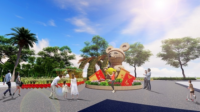Hội hoa xuân Phú Mỹ Hưng 2020: Rước lộc đồng hoa