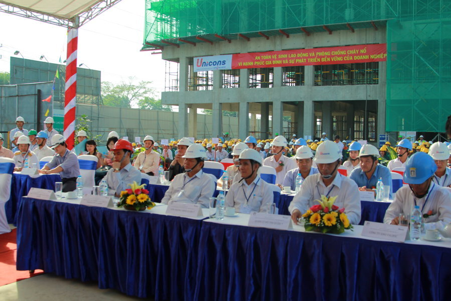 Mít-tinh về an toàn lao động và phòng, chống cháy nổ