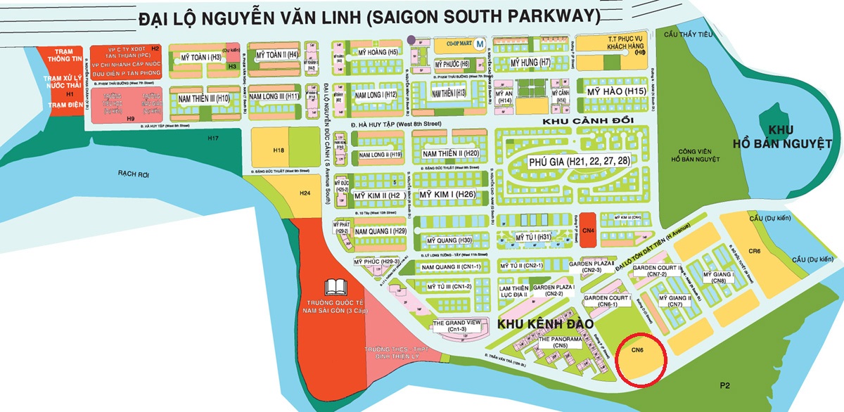 TP.HCM: Chấp thuận đầu tư 190 căn hộ trong Khu Kênh Đào – Phú Mỹ Hưng