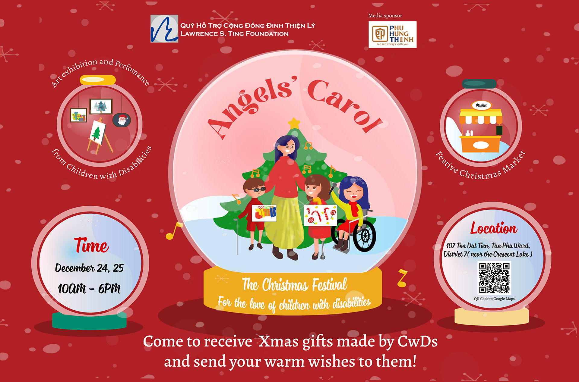 Christmas Event for Children with Disabilities: “Songs from the Angels”