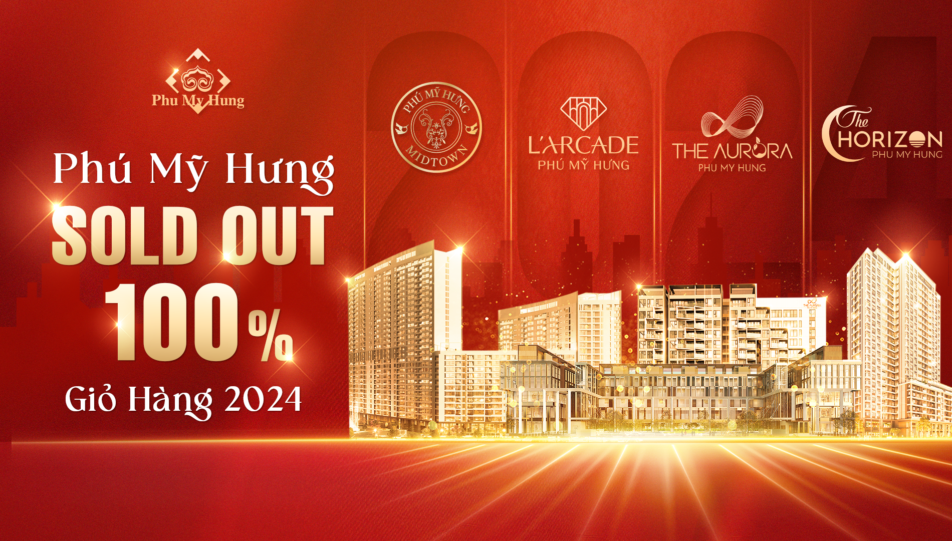 “Sold out” 100% giỏ hàng 2024 – Phú Mỹ Hưng hoàn thành chỉ tiêu kinh doanh sớm