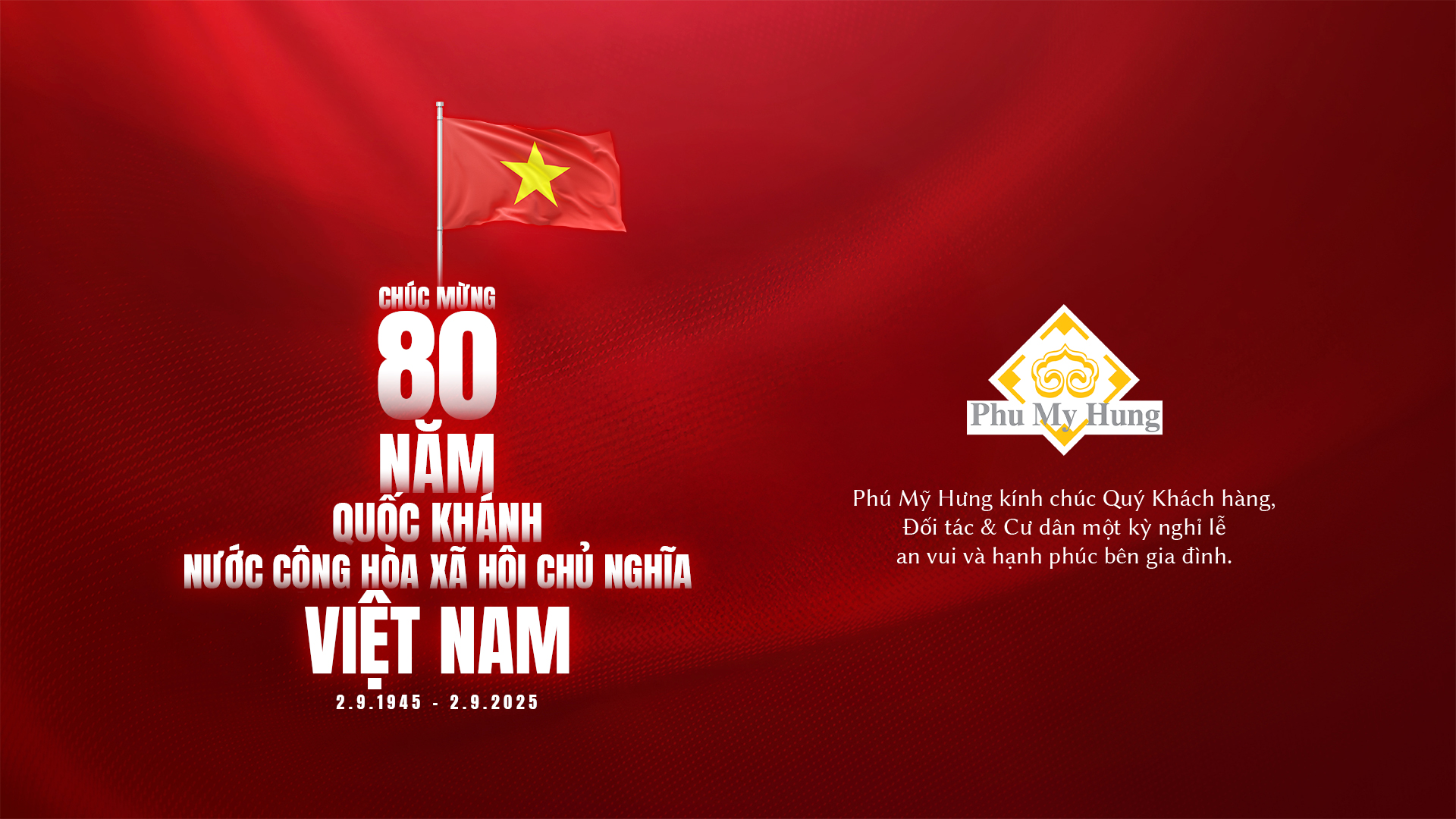 Chúc mừng kỷ niệm 80 năm Quốc khánh Việt Nam 02/9/2025