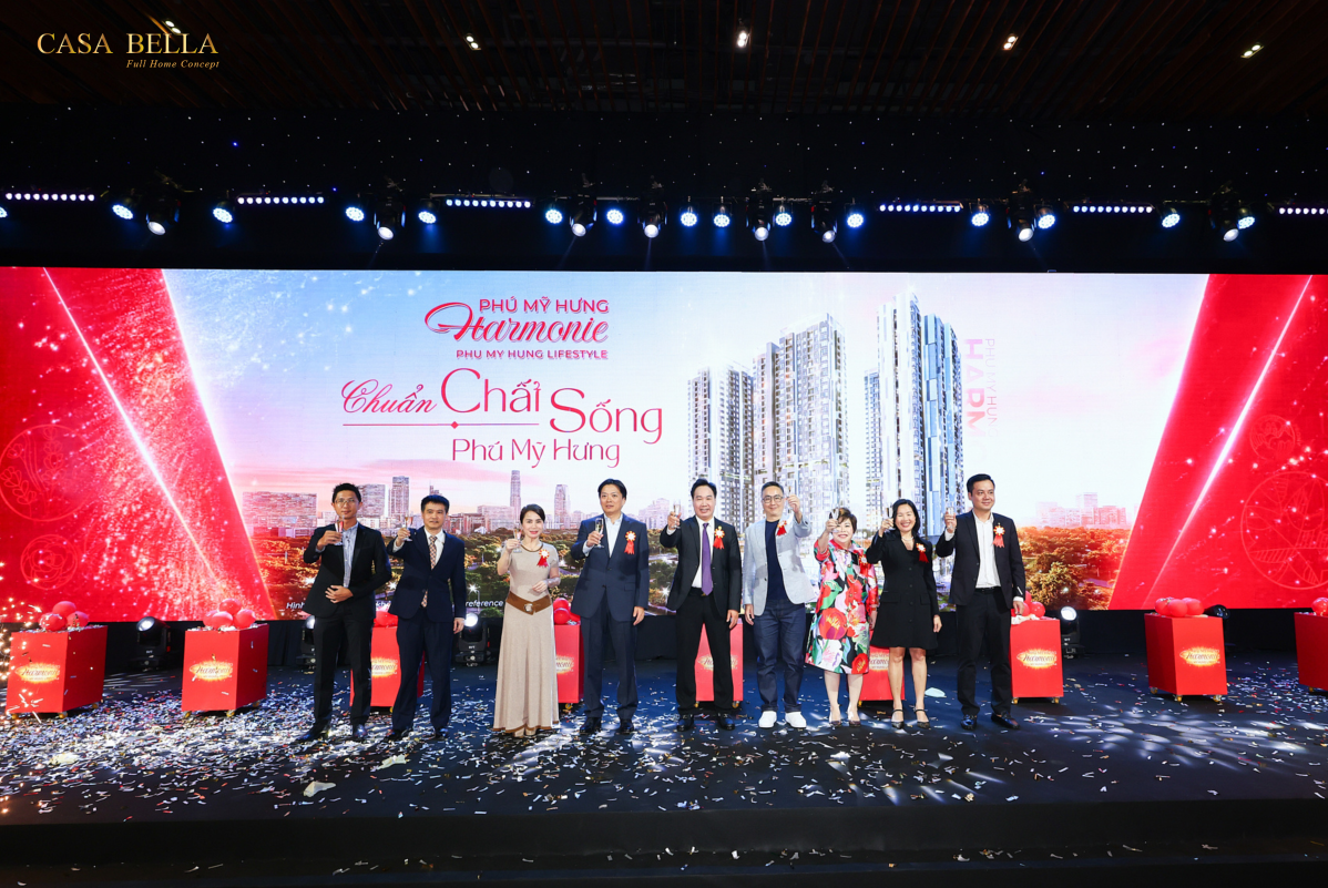Casa Bella là nhà tài trợ sự kiện ra mắt và nhà cung cấp vật liệu hoàn thiện cho dự án Phú Mỹ Hưng Harmonie