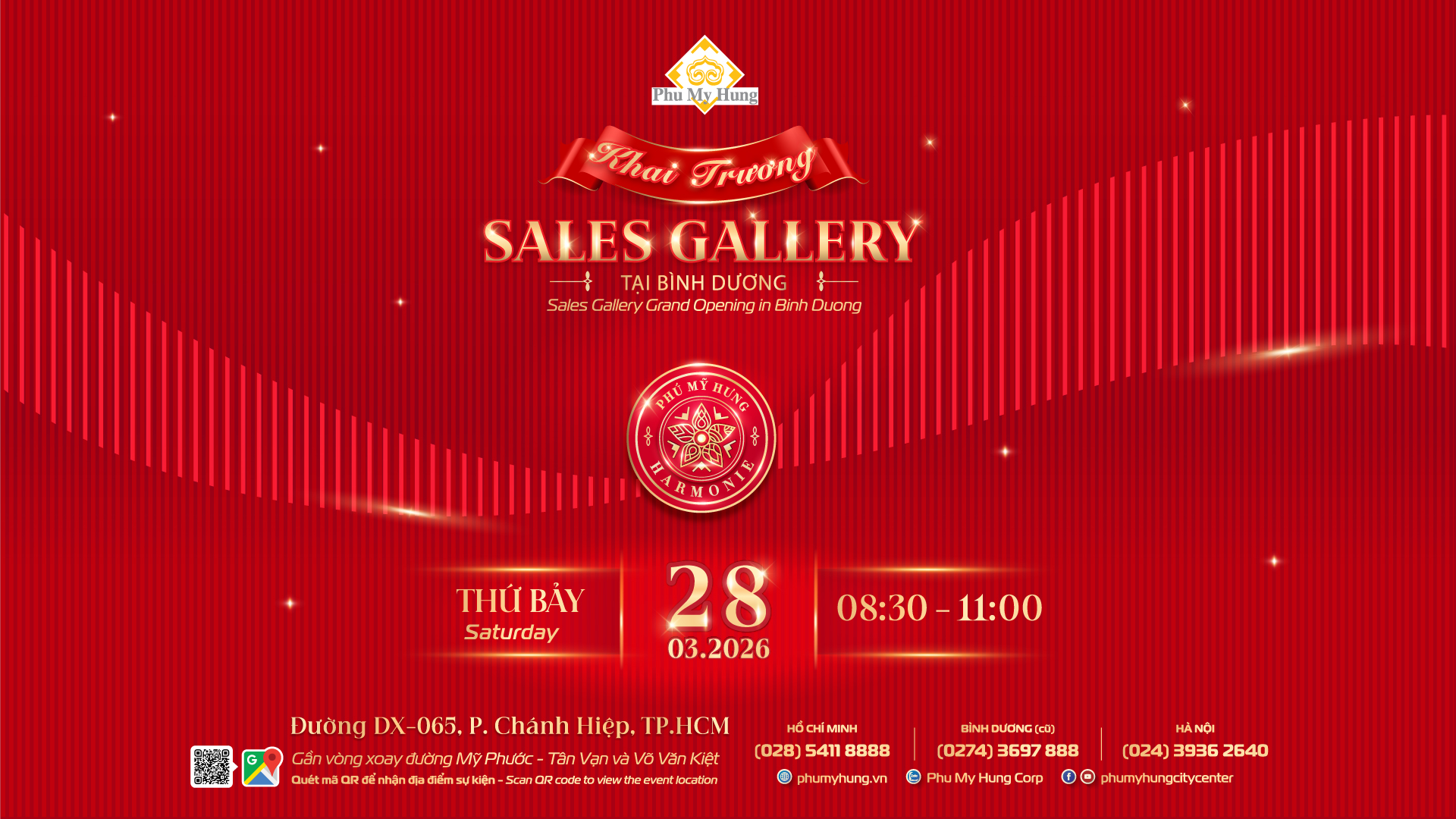 Khai trương Sales Gallery Phú Mỹ Hưng Harmonie Tại Bình Dương