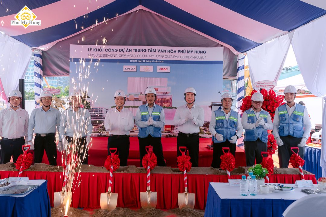 Trung tâm văn hóa Art Center Phú Mỹ Hưng vừa chính thức được khởi công vào ngày 22/7/2026 vừa qua