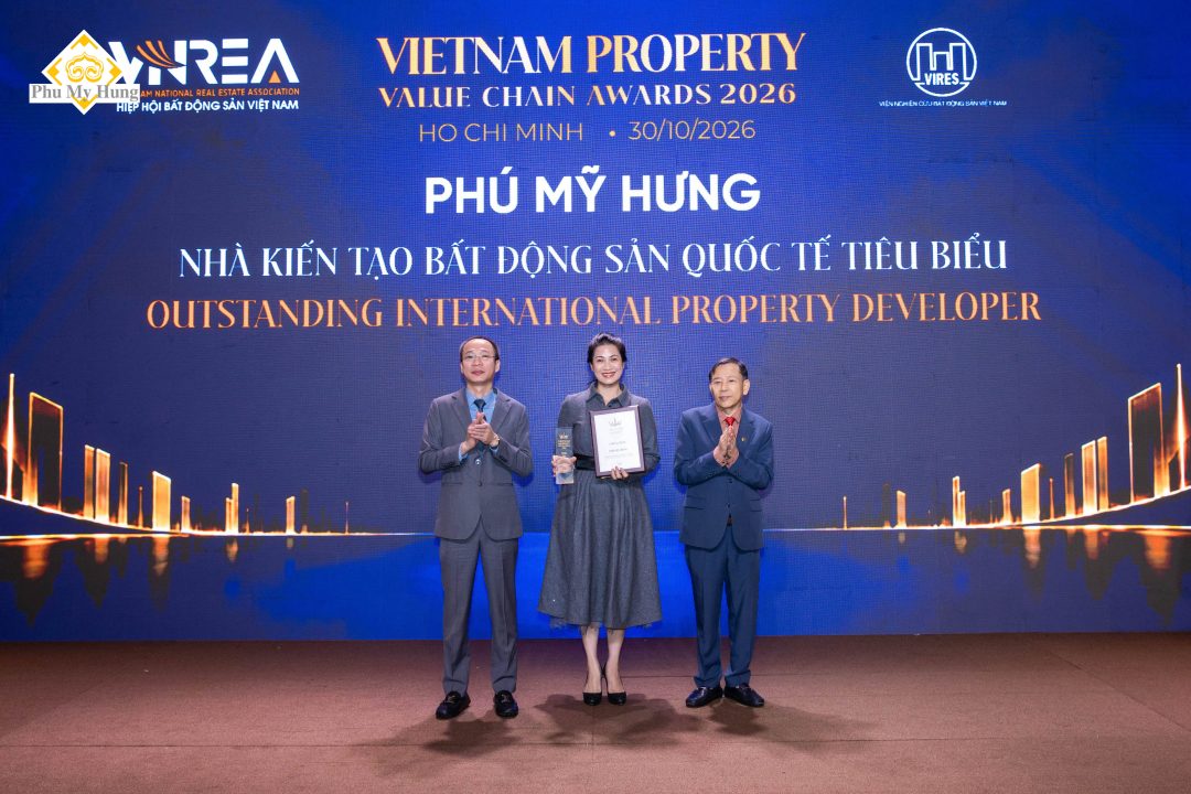 Phú Mỹ Hưng tiếp tục được vinh danh tại Vietnam Property Value Chain Awards 2026